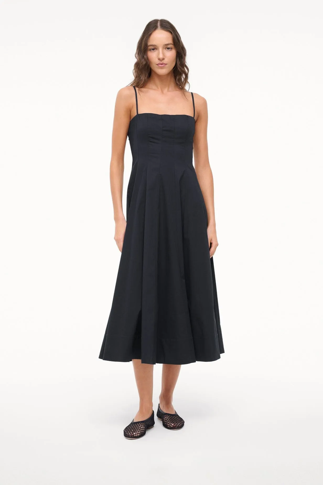 ALBA BALLET FLAT | BLACK NETTING