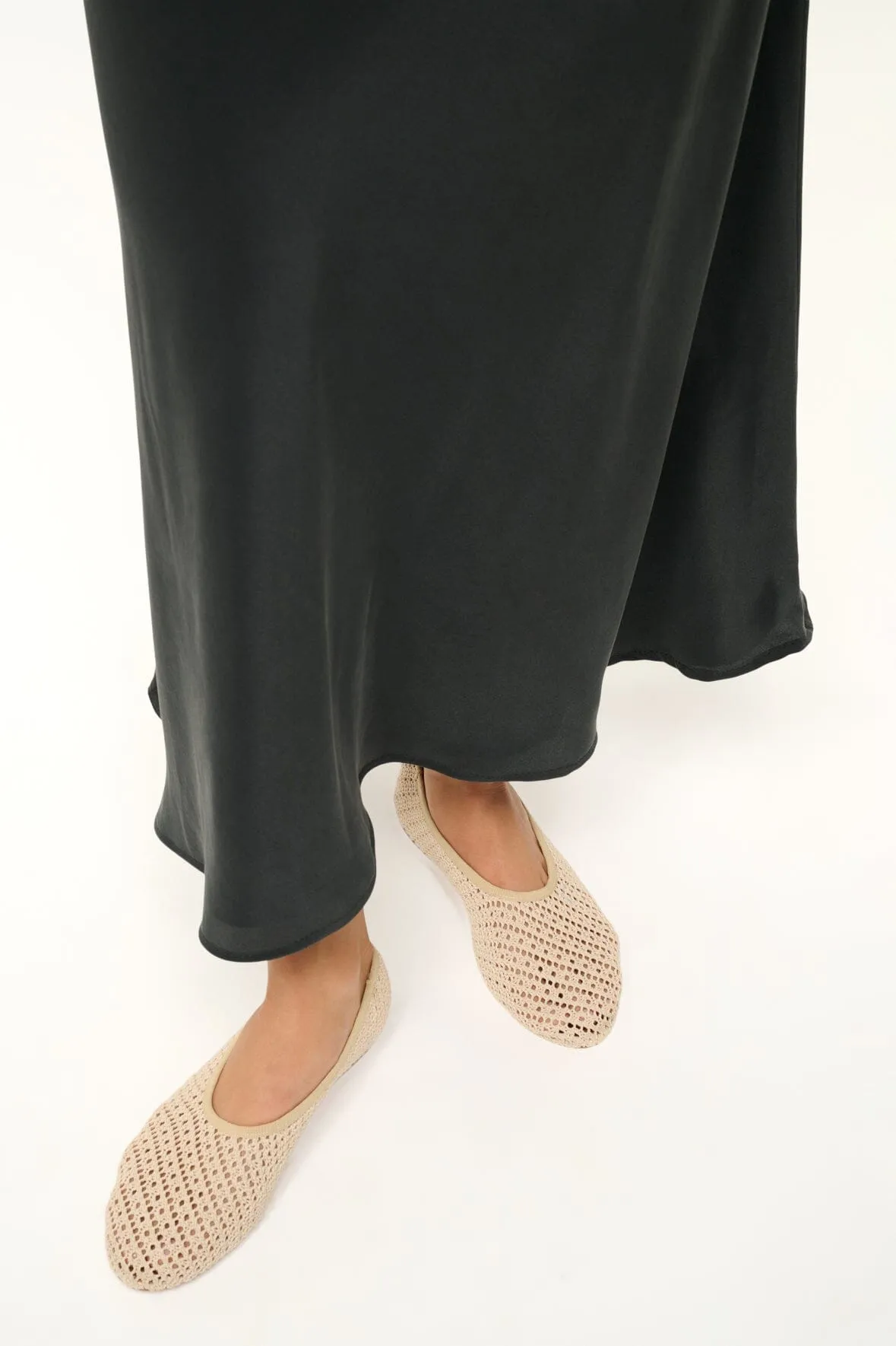 ALBA BALLET FLAT | CREAM CROCHET