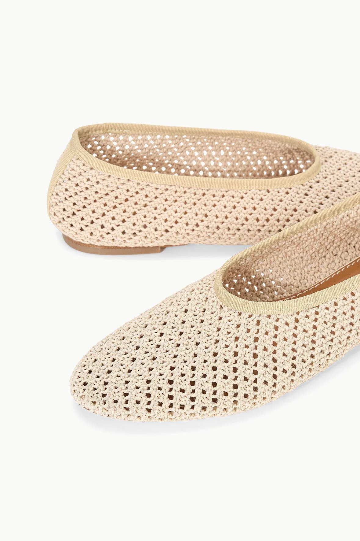 ALBA BALLET FLAT | CREAM CROCHET