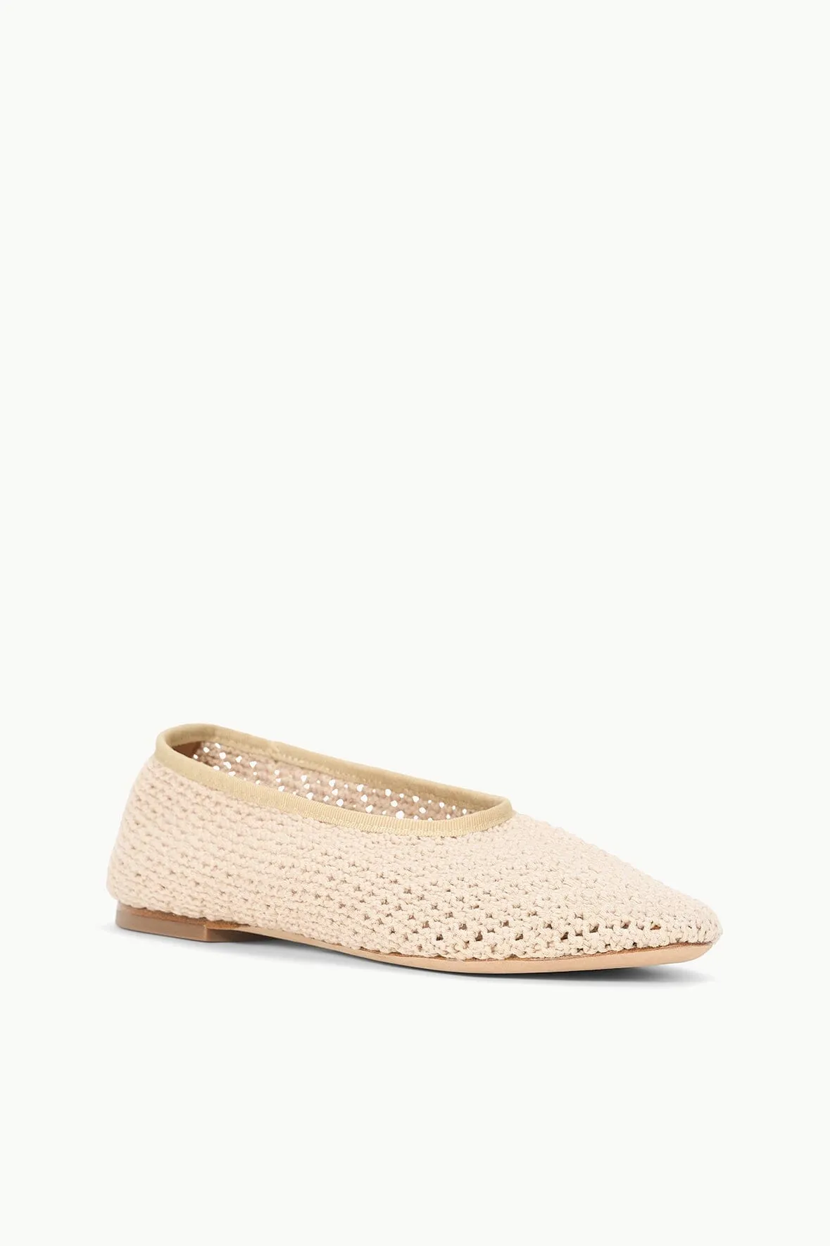 ALBA BALLET FLAT | CREAM CROCHET