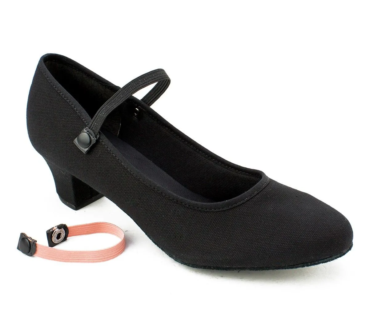 Canvas Character Shoe with 1.5'' Heel RO02
