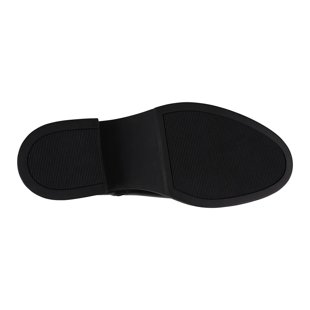 Chantal Black Platform Booties