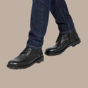 Classic Plain Black Boots
