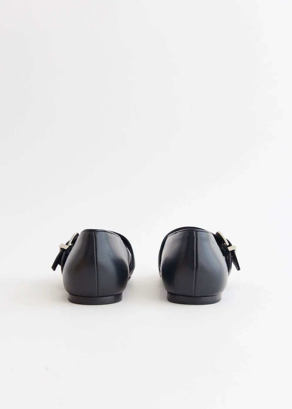 Claudia Slipper Leather Flats