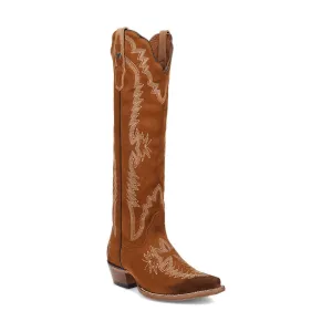 Dan Post Womens Marlowe Tan Leather Cowboy Boots 8 M