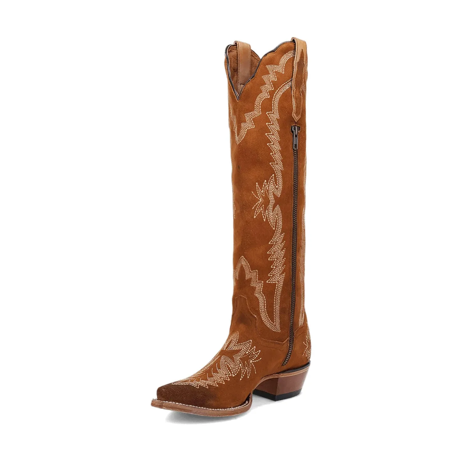Dan Post Womens Marlowe Tan Leather Cowboy Boots 8 M