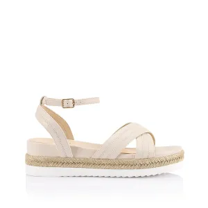Dezzie Footbed Sandals - Bone Softee
