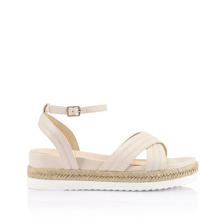 Dezzie Footbed Sandals - Bone Softee