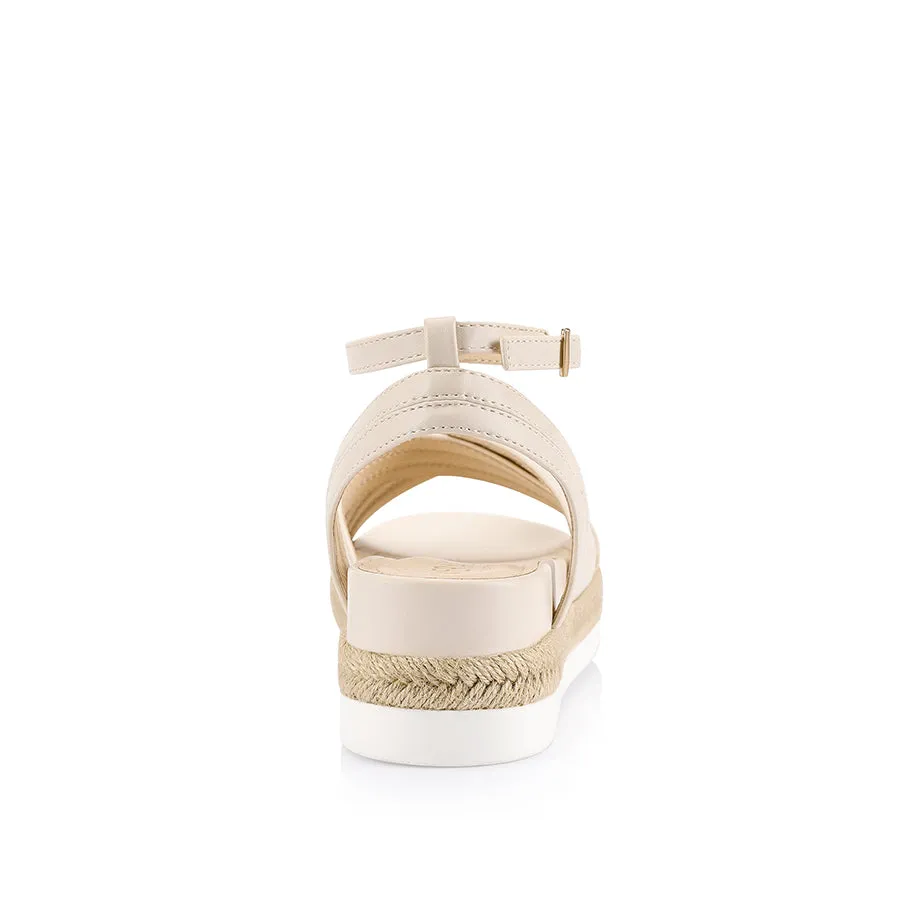 Dezzie Footbed Sandals - Bone Softee