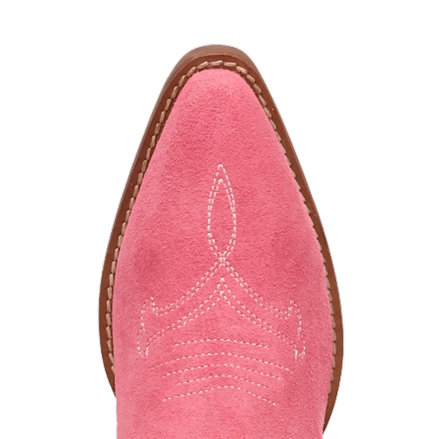 Dingo Womens Movin On Pink Suede Cowboy Boots