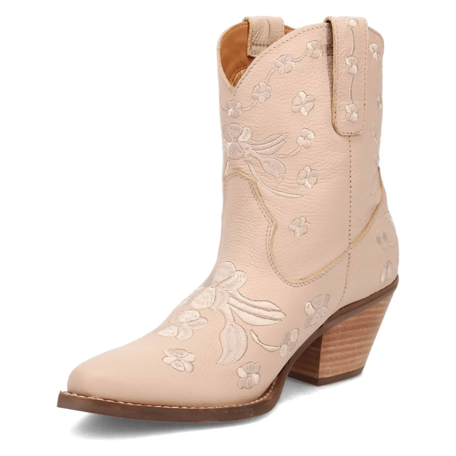 Dingo Womens Sweetheartie Sand Leather Cowboy Boots