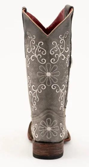 Ferrini Ladies Bella Handcrafted Smoke Cowboy Boots