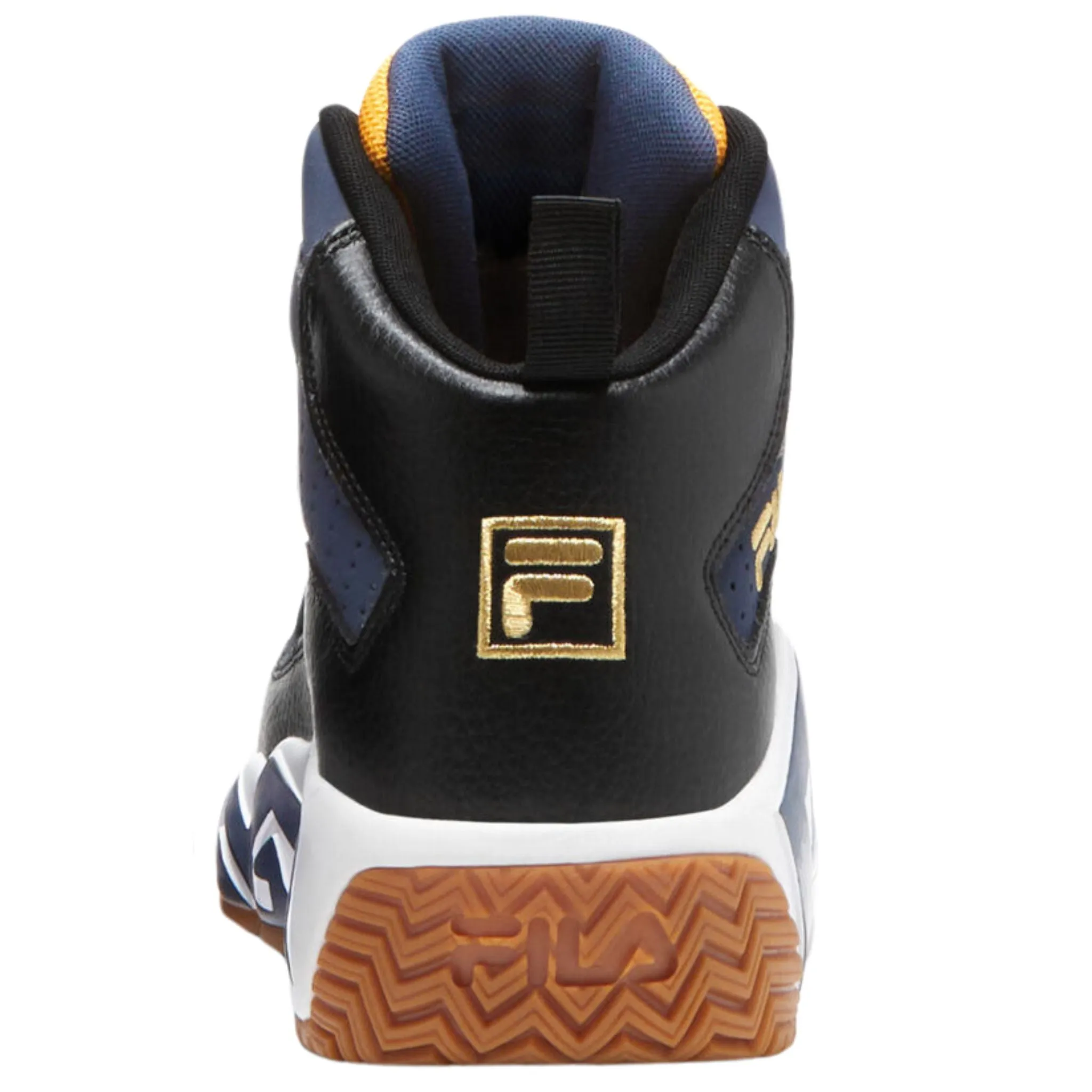 Fila Men's  1BM01865-410 MB Jamal Mashburn Dress Blues Black White Retro Basketball Shoes