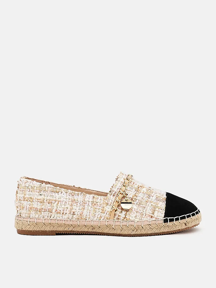 Heidi Colour Blocked Chained Espadrilles