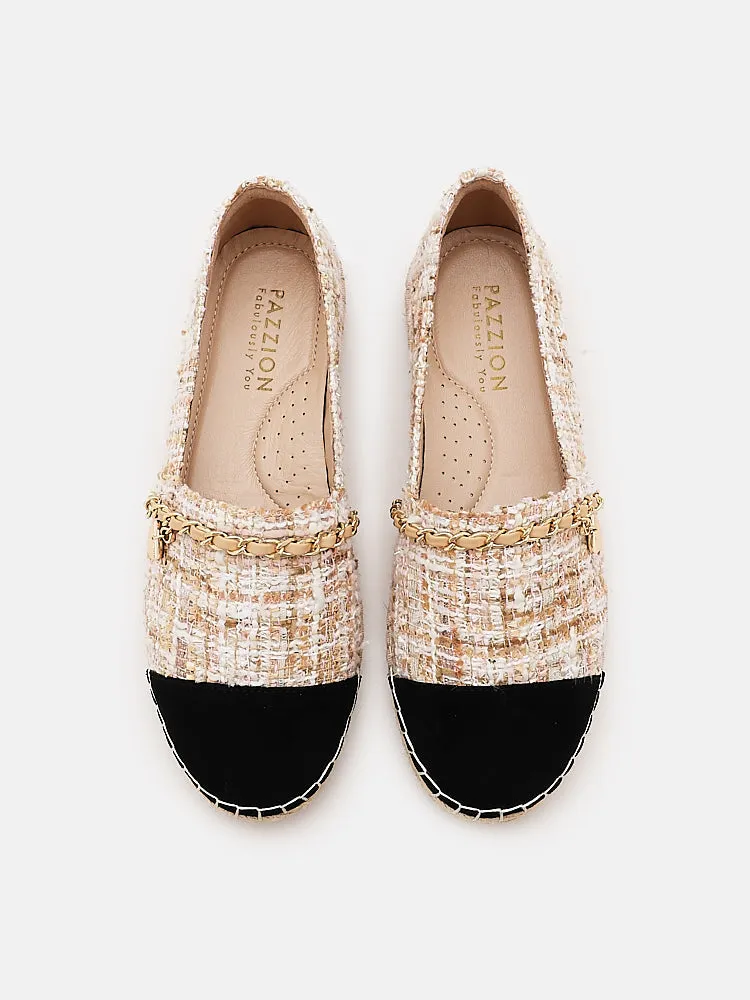 Heidi Colour Blocked Chained Espadrilles