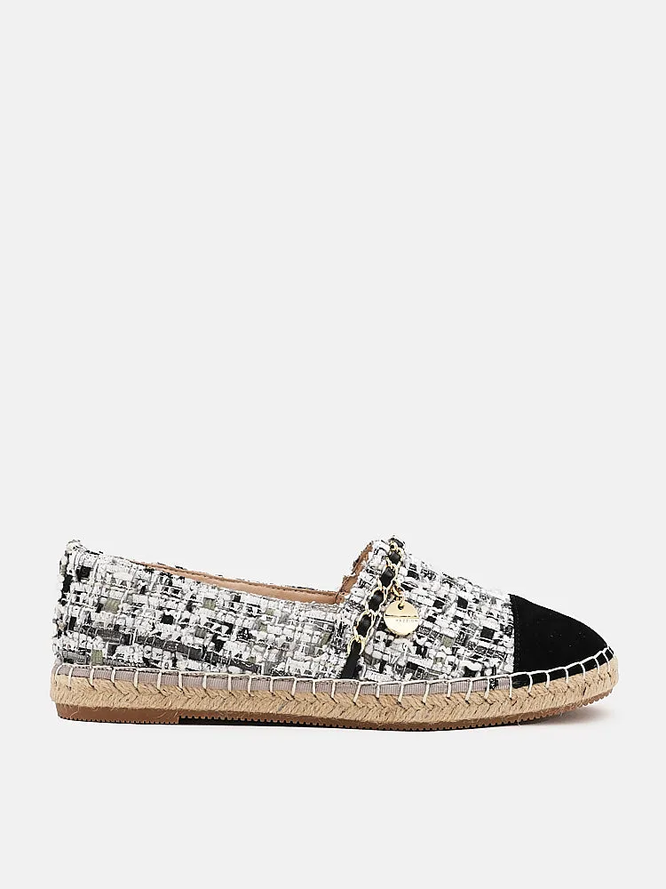 Heidi Colour Blocked Chained Espadrilles