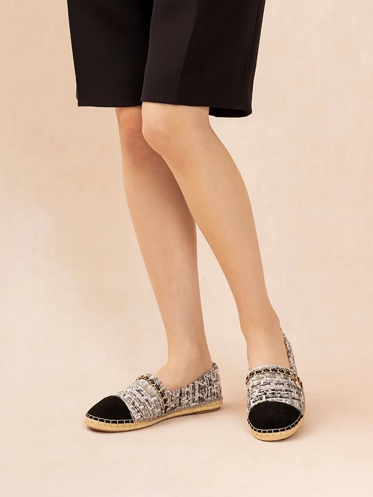 Heidi Colour Blocked Chained Espadrilles