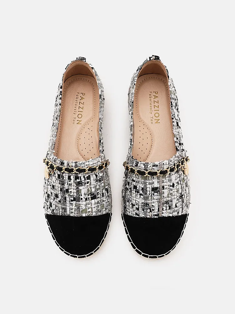 Heidi Colour Blocked Chained Espadrilles