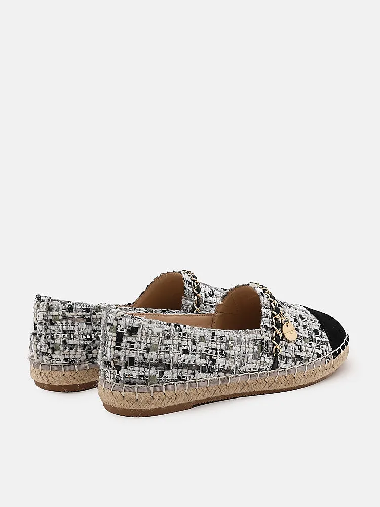 Heidi Colour Blocked Chained Espadrilles