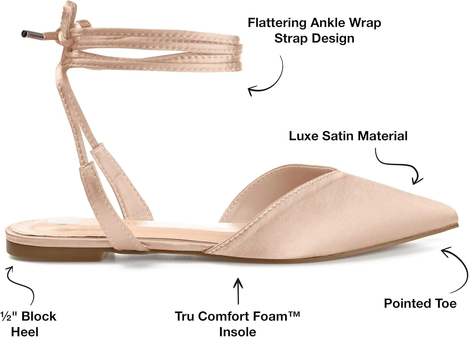 Journee Women's Comfort Foam Theia Flats