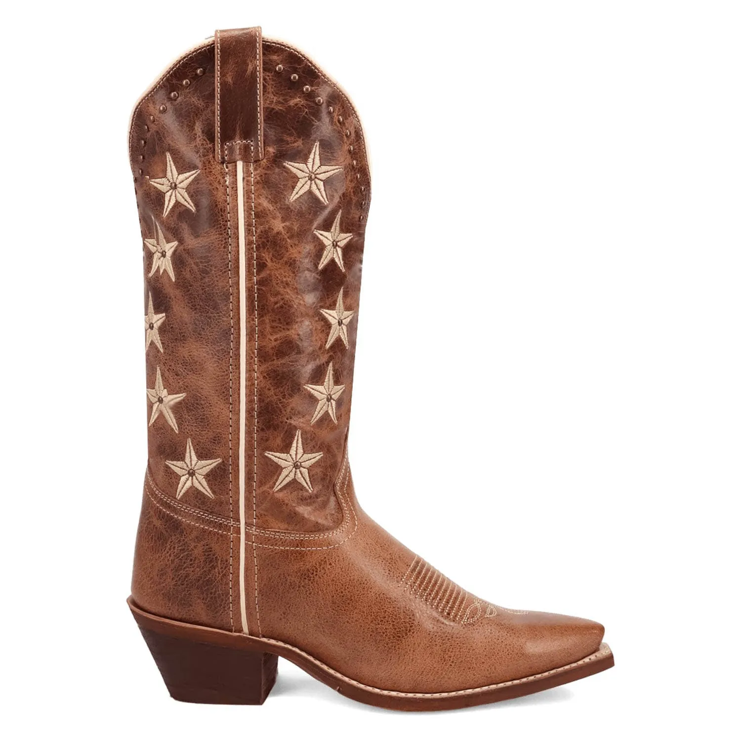 Laredo Womens Serenade Brown Leather Cowboy Boots