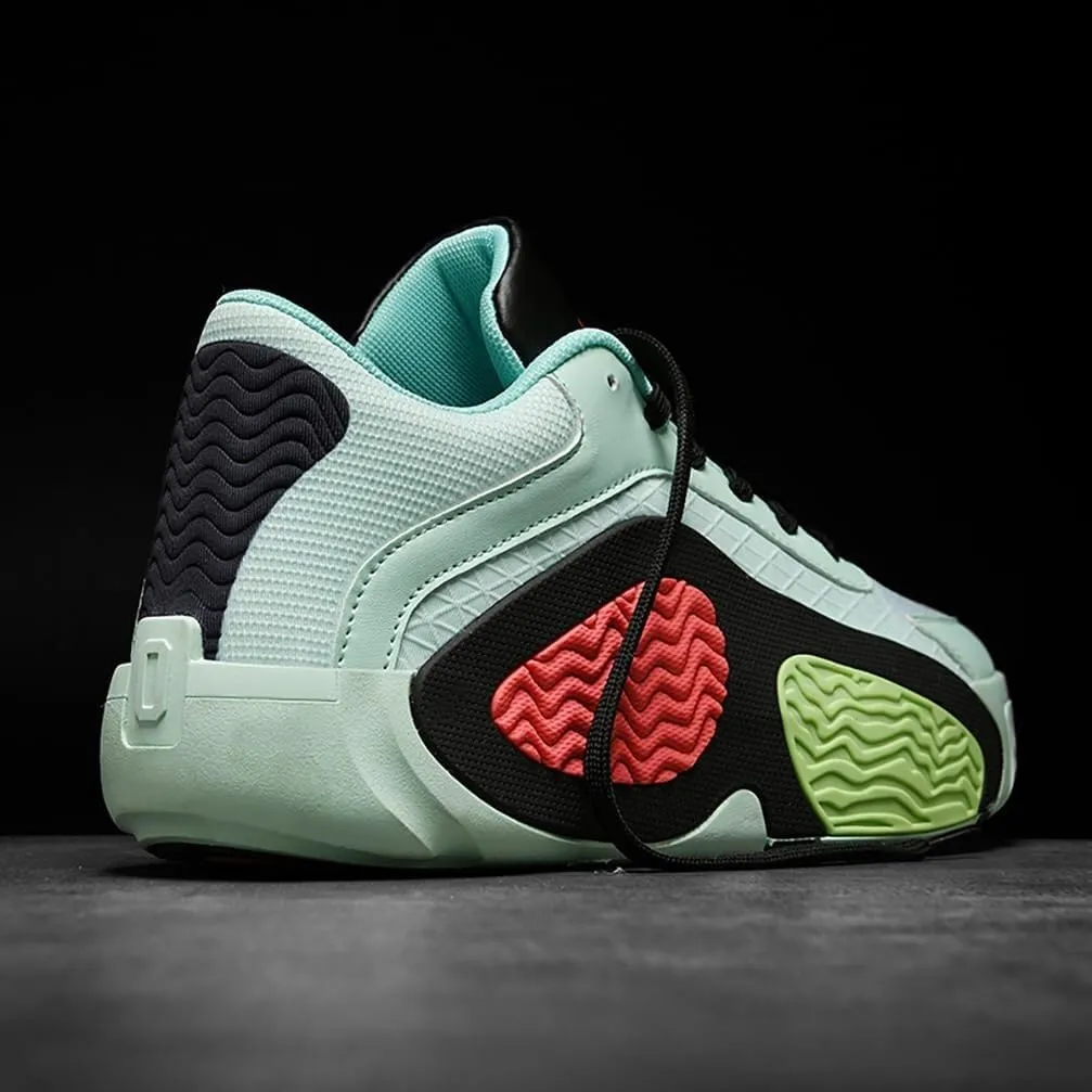 Men's Basketball Shoes High Top Lightweight Fashionable Anti Slip Breathable Sports Training Boots
