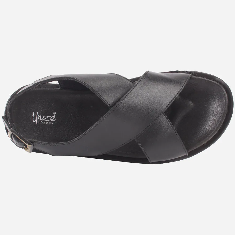 Men's "NYTON" Leather Strappy Summer Sandals