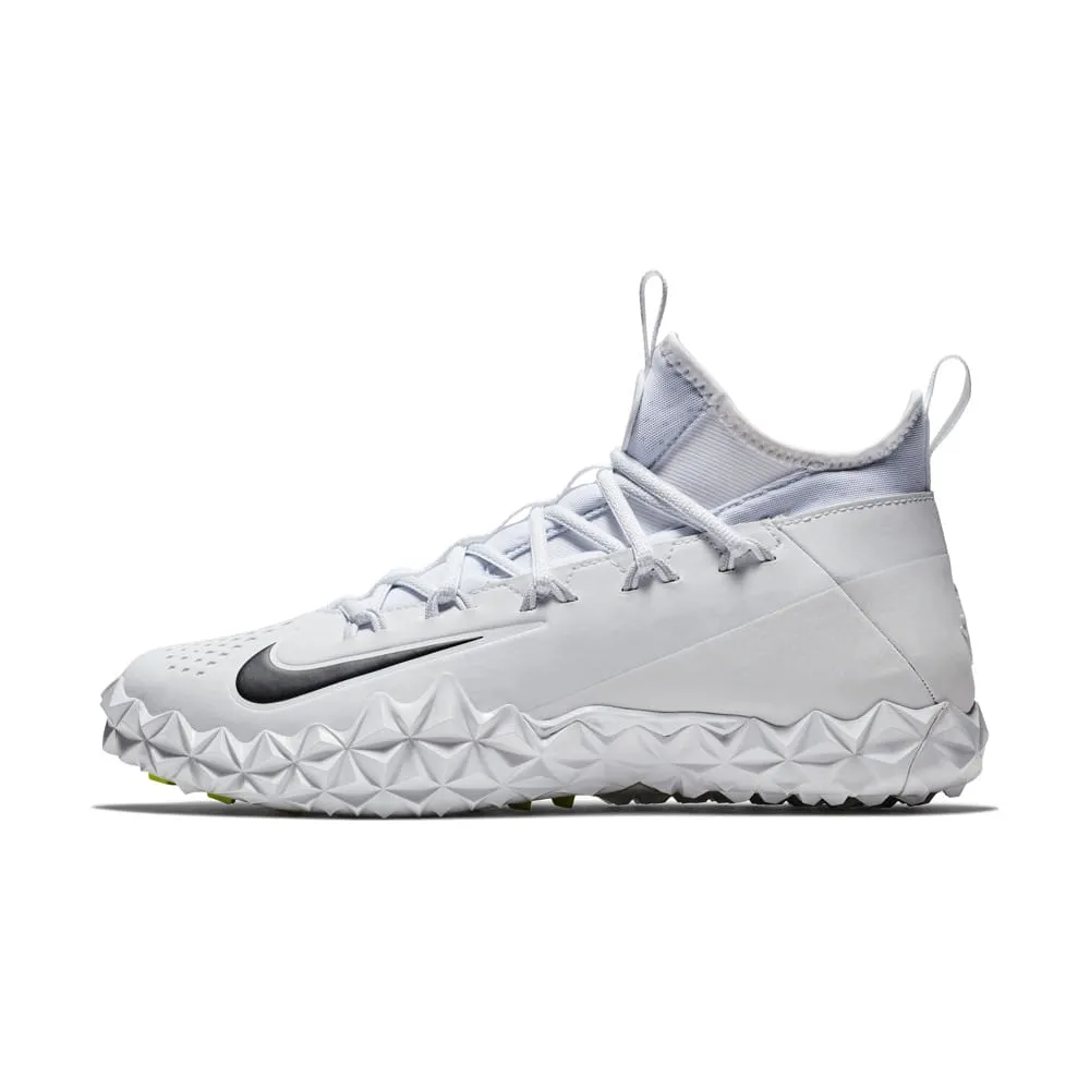 Nike Alpha Huarache 6 Elite Turf White Lacrosse Cleats