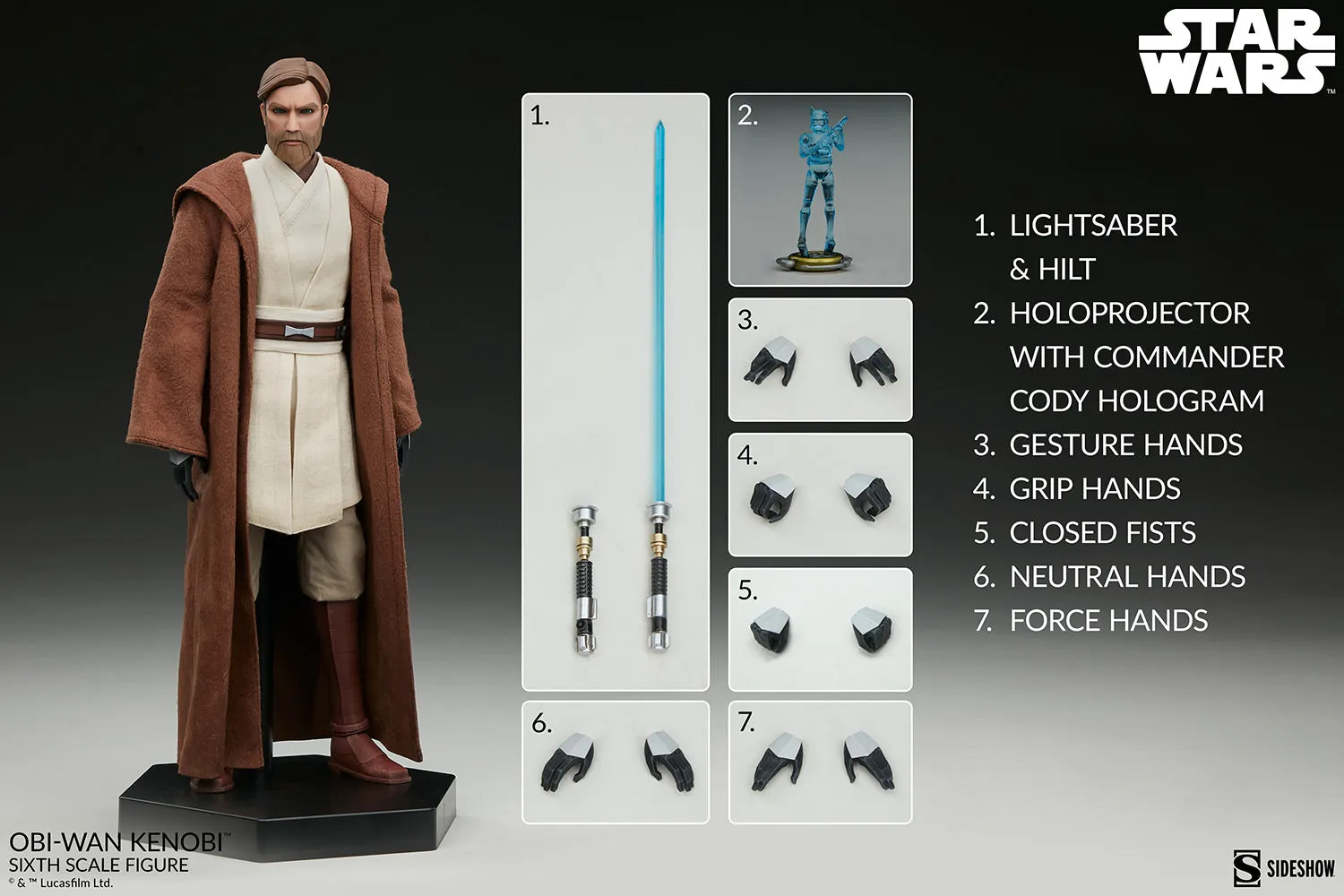 Obi-Wan Kenobi Sixth Scale Figure