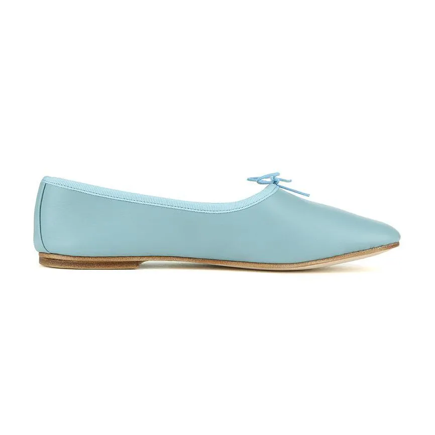 OLGA in Nappa Azzurro Polvere