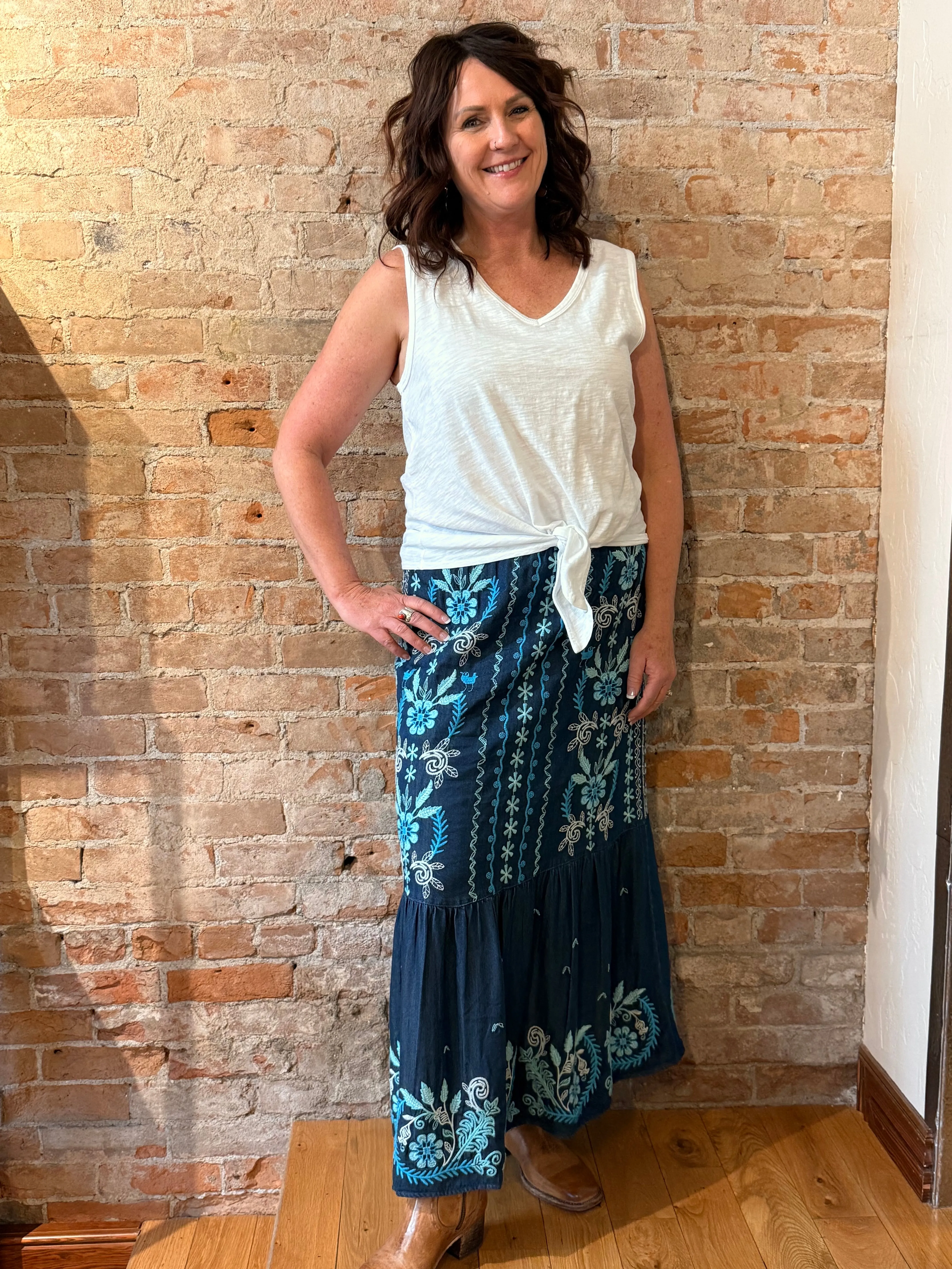 Prairie Western Skirt-Yohana W72725-2