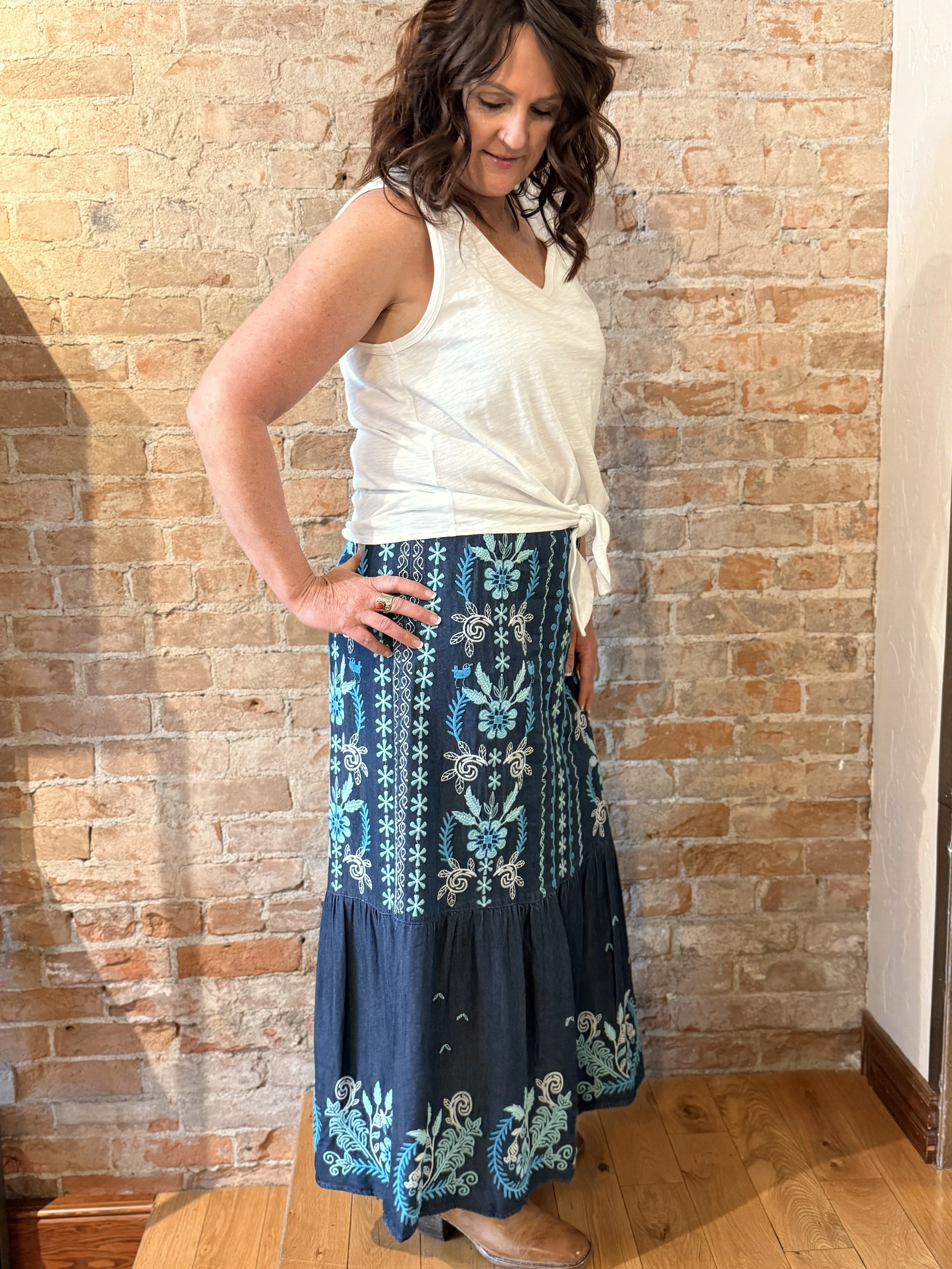 Prairie Western Skirt-Yohana W72725-2