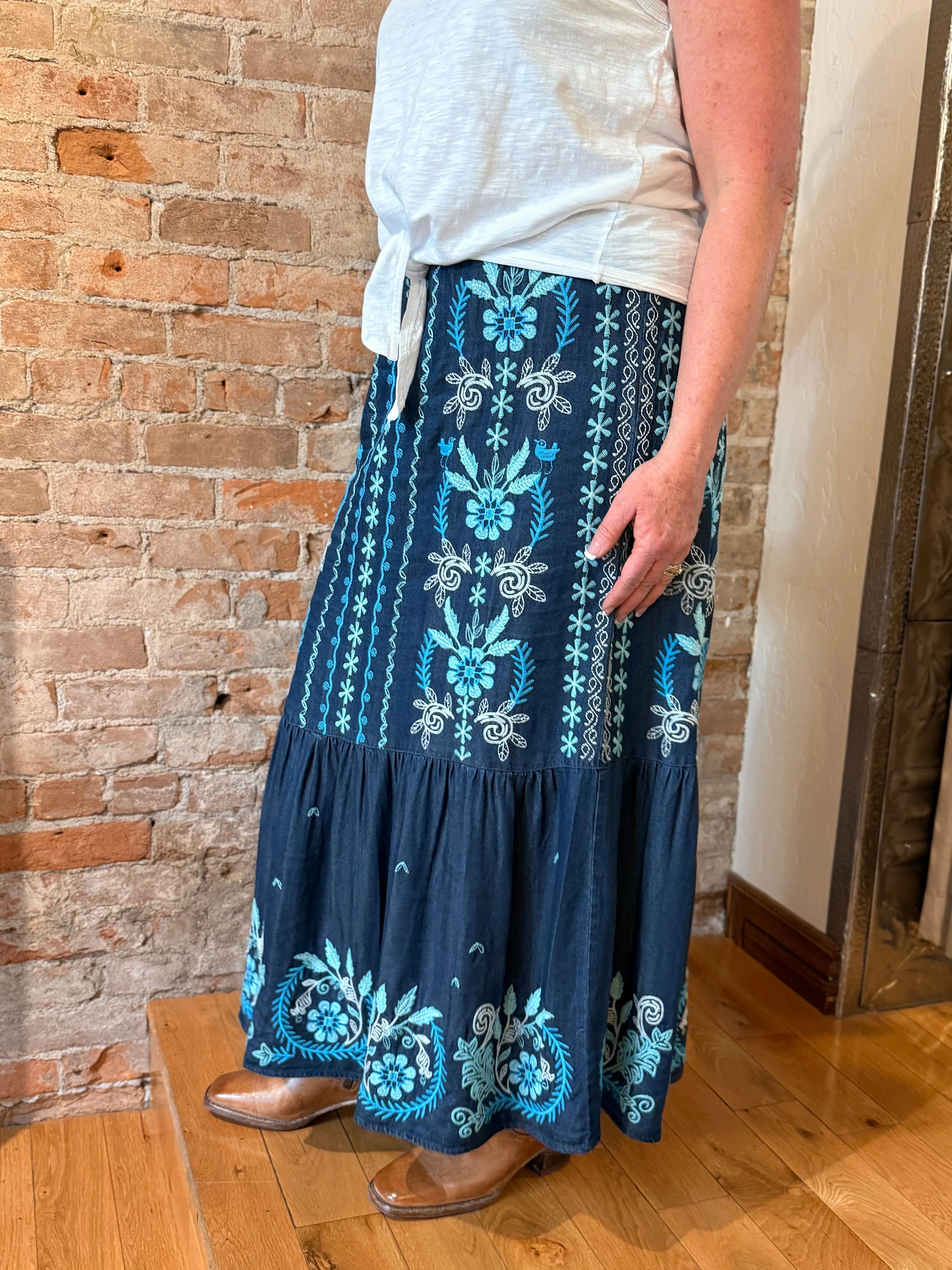 Prairie Western Skirt-Yohana W72725-2