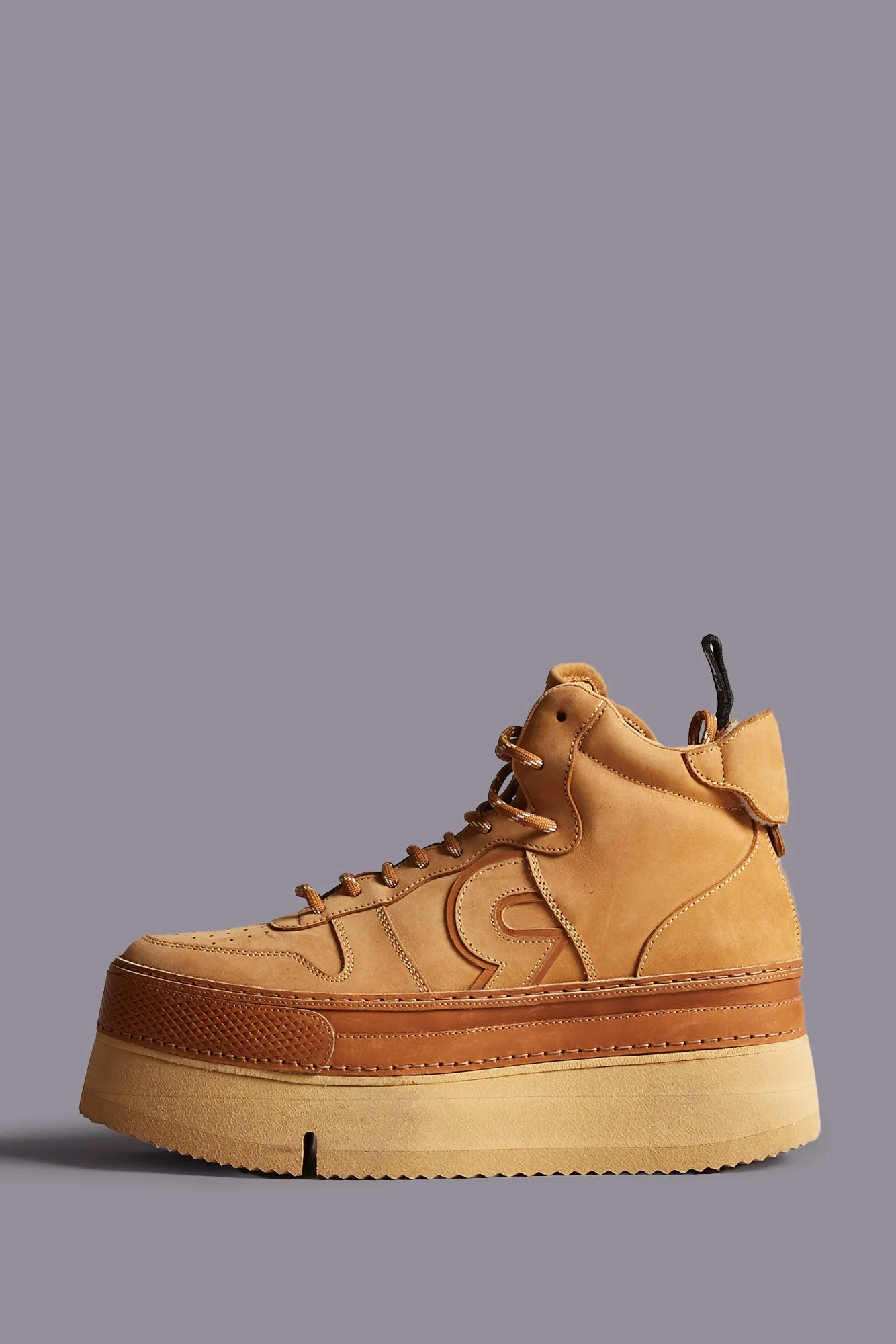 RIOT LEATHER HIGH TOP - TAN NUBUCK