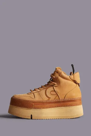 RIOT LEATHER HIGH TOP - TAN NUBUCK