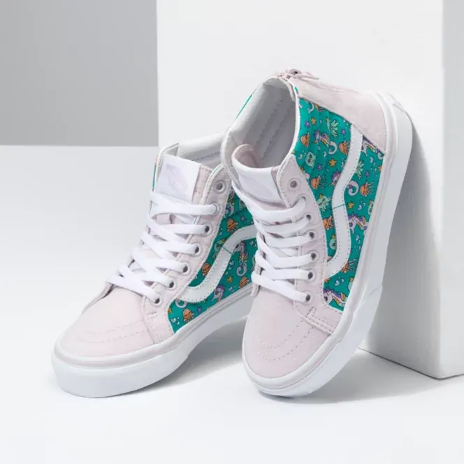 Vans Sk8 Hi-Zip Sea Party - Youth